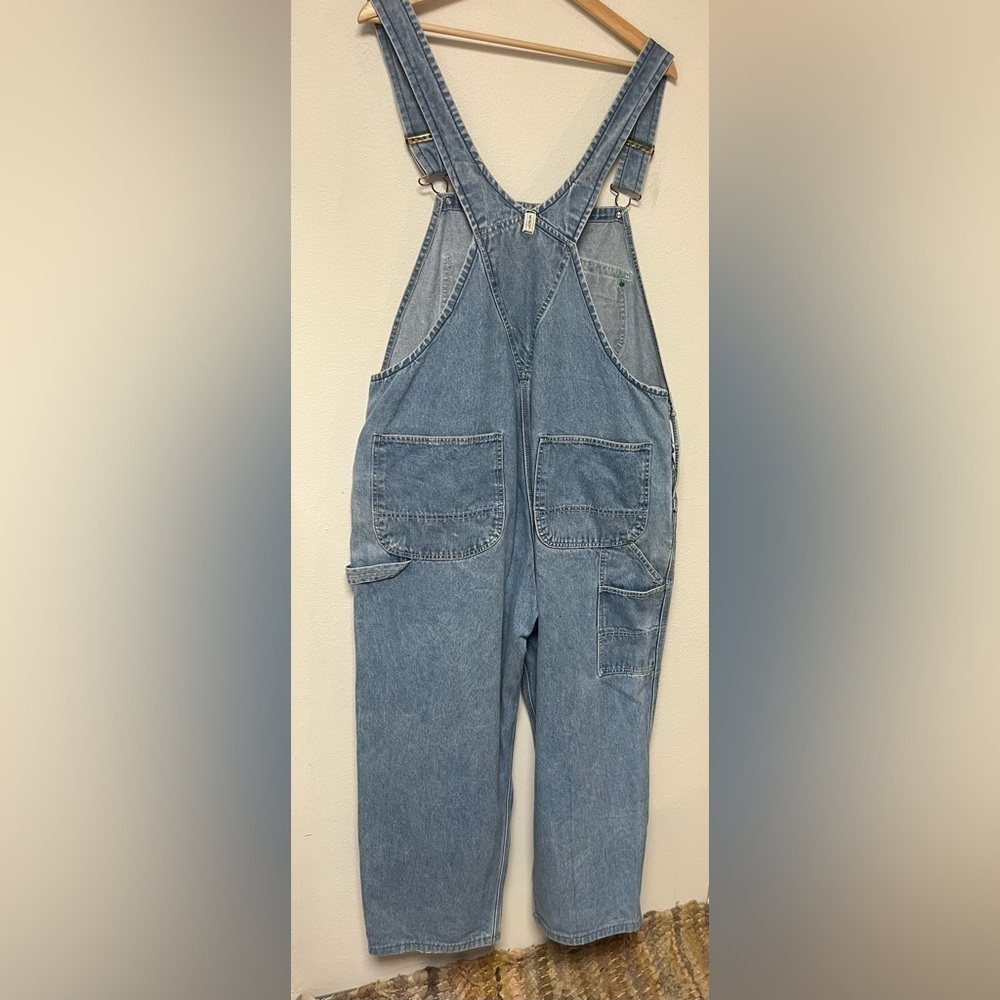 Vintage KEY IMPERIAL Men's Denim Bib Suspender Overalls Wide Leg
Size W40 L30 - Picture 3 of 8